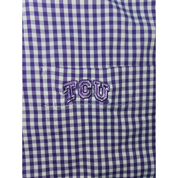TCU Horned Frogs Southern Tide Mens Intercoastal Shirt Large - Picture 7 of 8